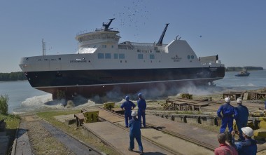 Damen launches second of two ferries for the Government of Newfoundland and Labrador